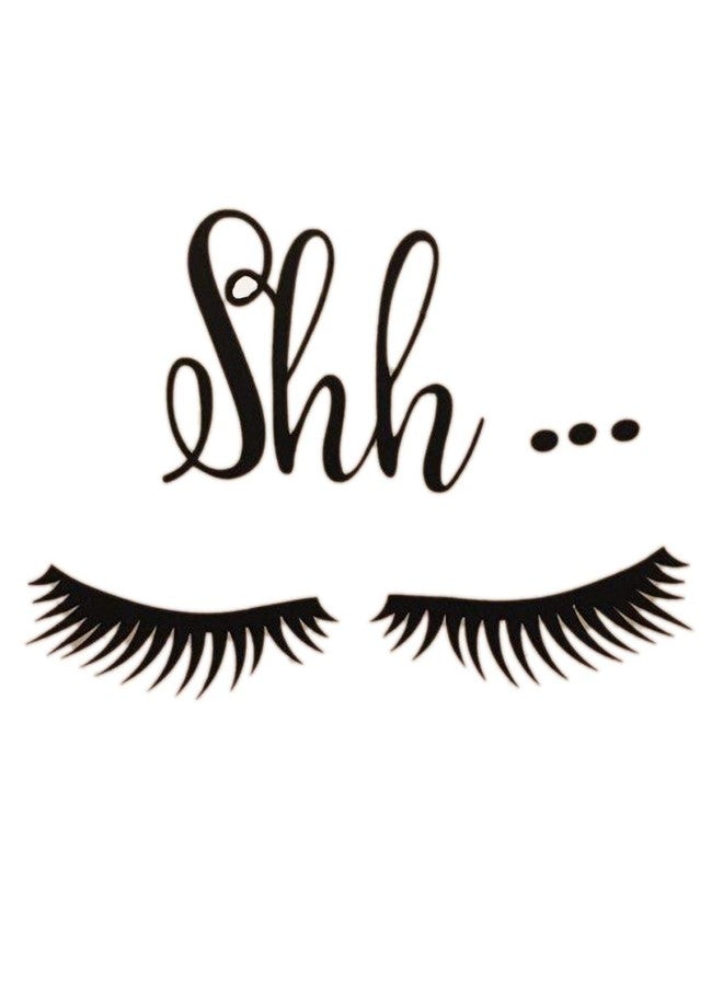 Futaba Cute Eyelash Pattern Girls Wall Decal Sticker - Image 1